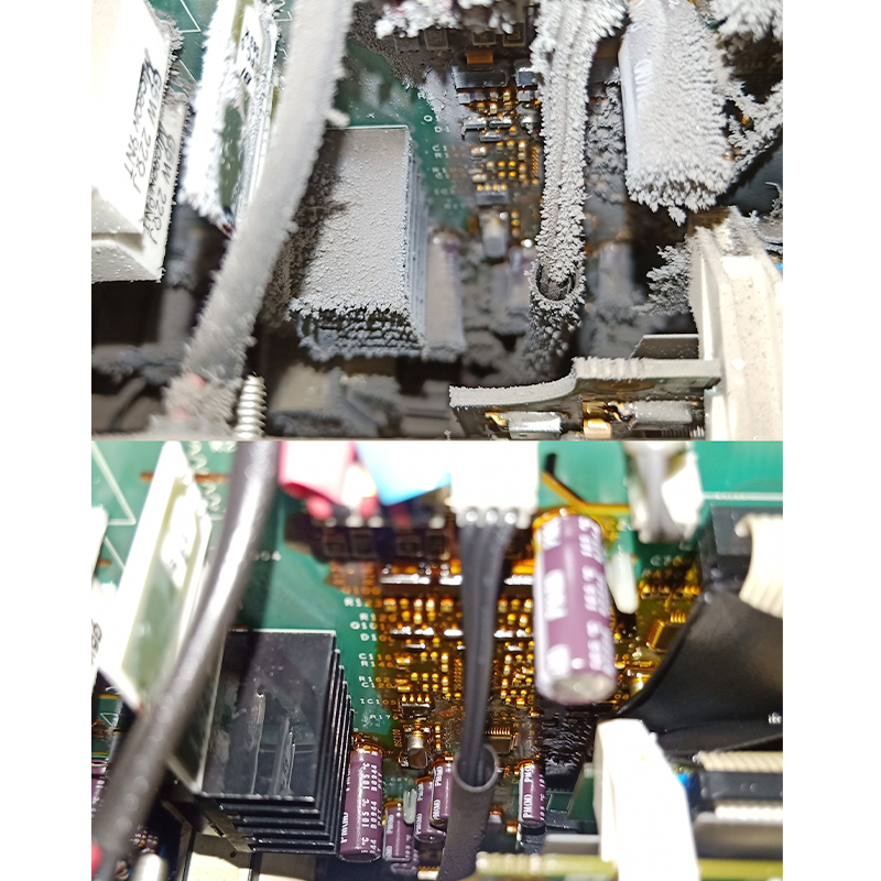 How does a low-voltage electrical insulation cleaning agent protect equipment's safe operation with its cleaning power?